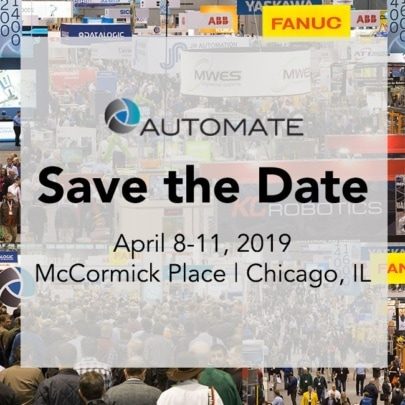 an image of the automate 2019 announcement as part of January 2019 News And Updates