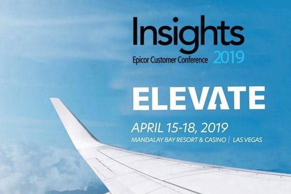 an image of the epicor insights 2019 banner