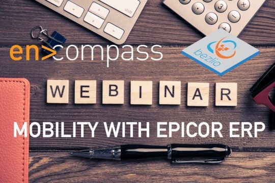 an image of the bezlio mobility with epicor webinar registration as part of the june 2019 news and updates from encompass solutions