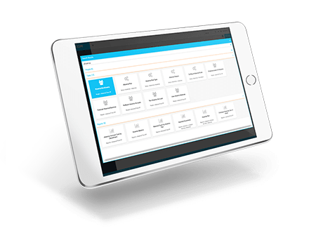 an image of Epicor HCM on a tablet as part of the complete epicor erp overview 