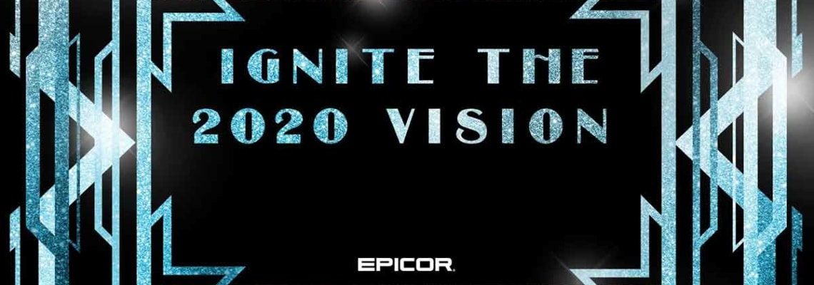 an image of the epicor ignite 2019 banner