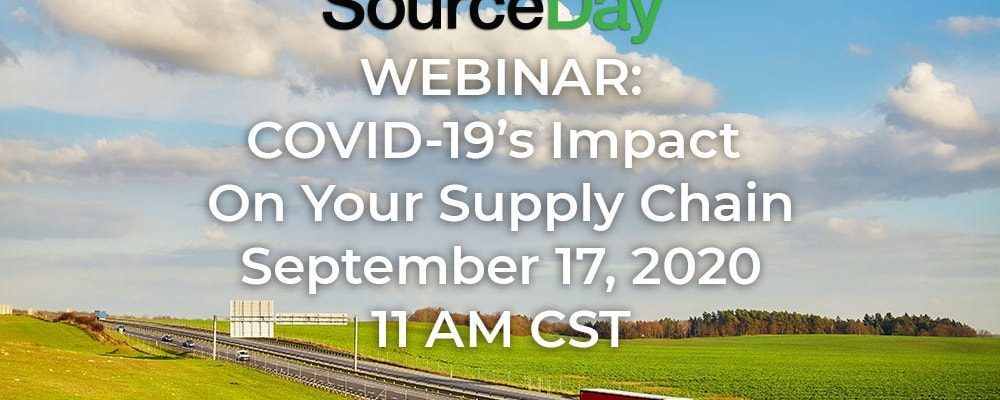 an image of sourceday's upcoming webinar on covid-19 supply chain disruptions